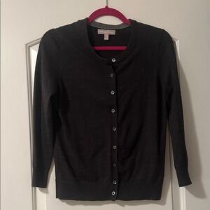 Banana Republic Grey Cardigan Sweater. Size small.